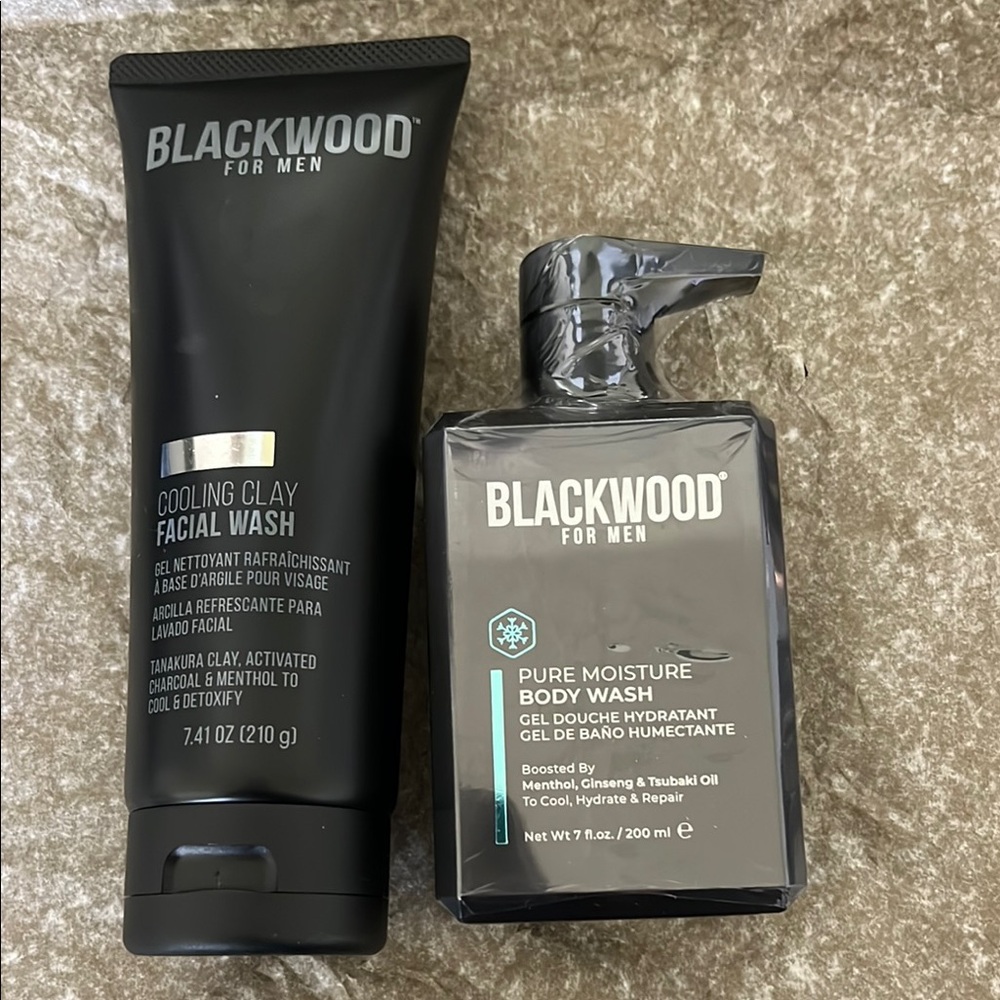 Blackwood for Men Facial and Body Wash Set